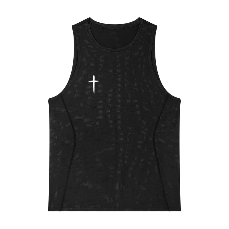 Black Camo Faith & Flow Performance Tank