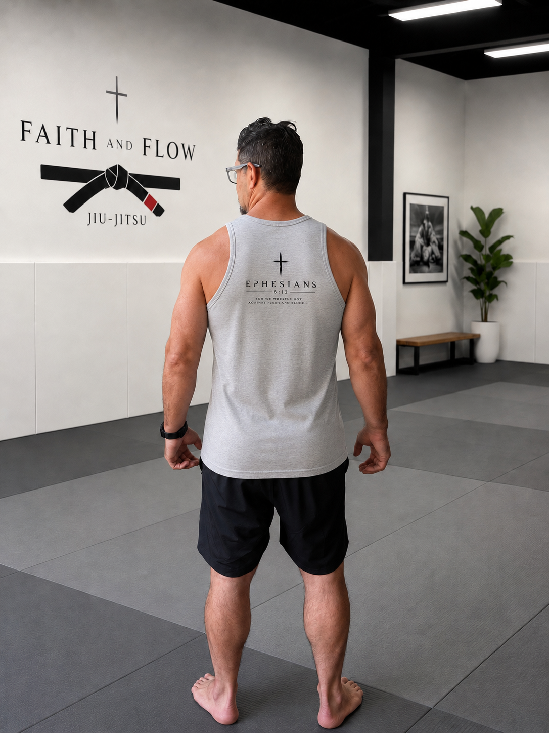 Heather Gray Ephesians 6:12 Performance Tank