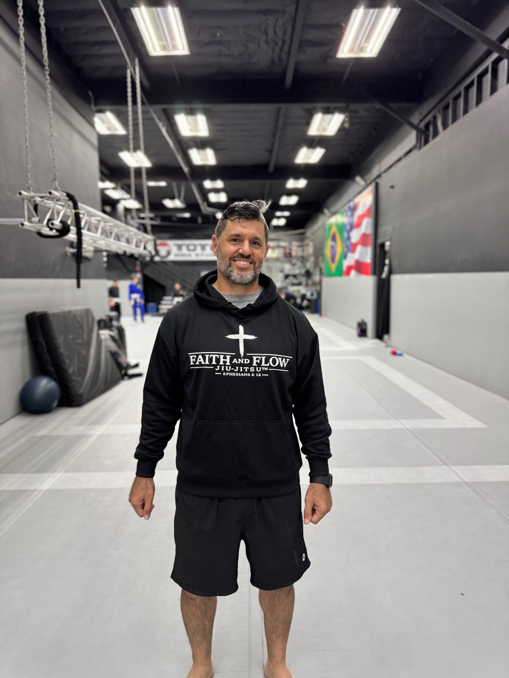 Faith and Flow Jiujitsu Relaxed-Fit Hoodie
