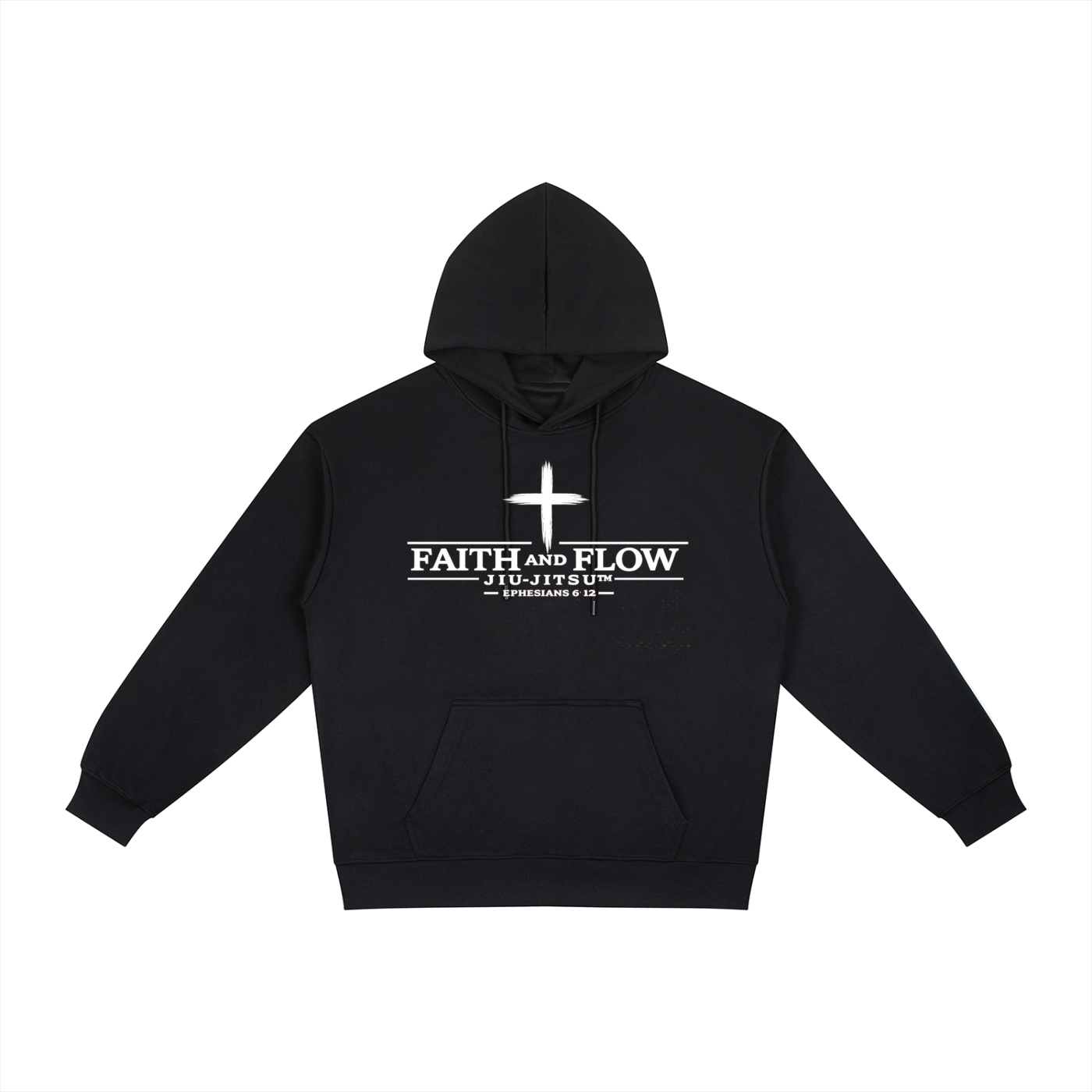 Faith and Flow Jiujitsu Relaxed-Fit Hoodie