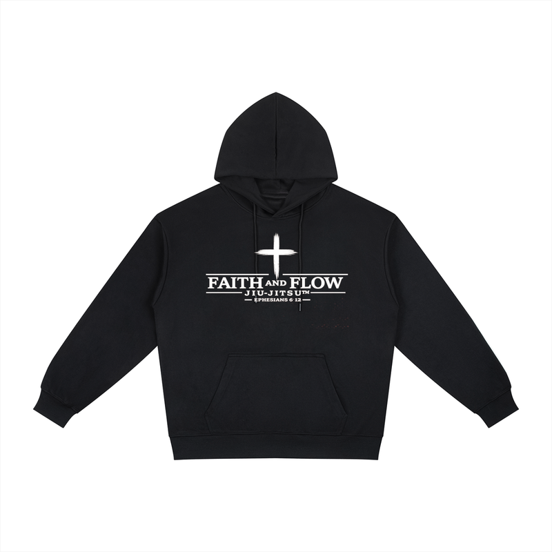 Faith and Flow Jiujitsu Relaxed-Fit Hoodie