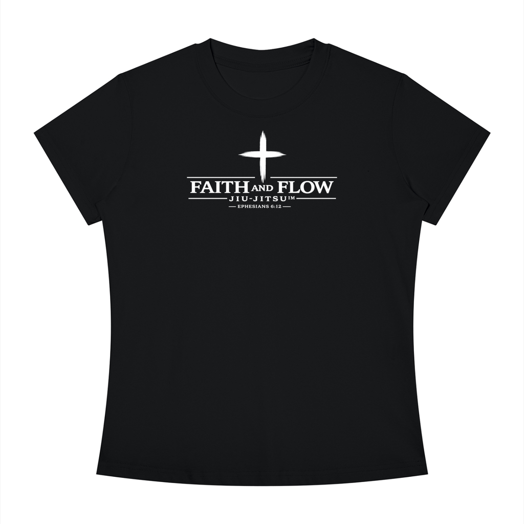 Faith and Flow Jiu-jitsu Slim-Fit Women's Crewneck T-Shirt